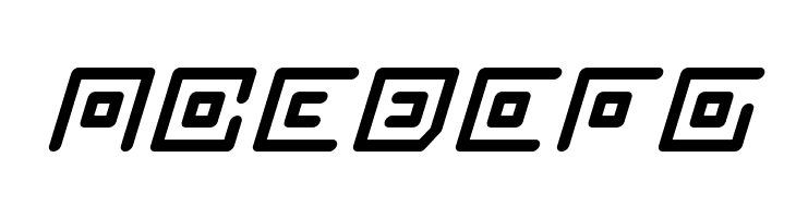 Neon Circuit Super-Italic  Free Fonts Download