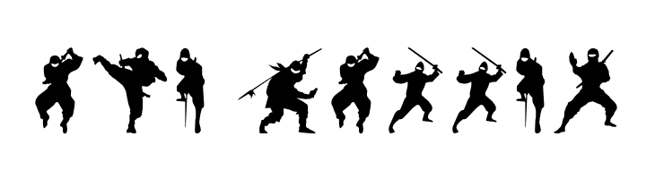 Barrel of Ninjas  Free Fonts Download
