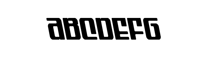 Wave Warrior Semi-Leftalic  Free Fonts Download