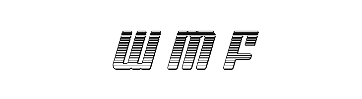 Wave Warrior Chrome Italic  Free Fonts Download