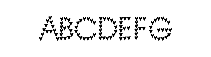 heart heaven  Free Fonts Download