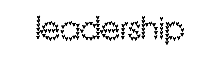 heart heaven  Free Fonts Download