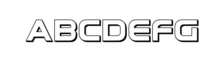 Omega Flight 3D  Free Fonts Download