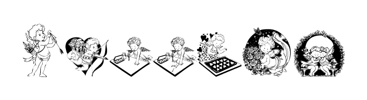 LCR Cutesy Cupid  Free Fonts Download