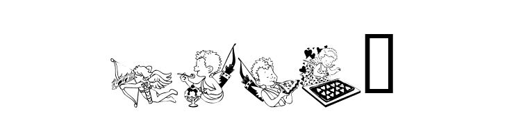 LCR Cutesy Cupid  Free Fonts Download