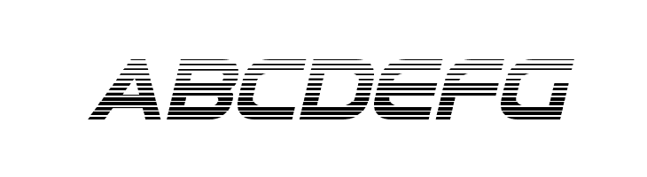 Omega Flight Gradient Italic  Free Fonts Download