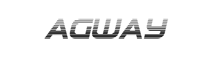 Omega Flight Gradient Italic  Free Fonts Download