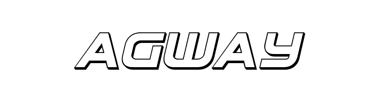 Omega Flight 3D Italic  Free Fonts Download