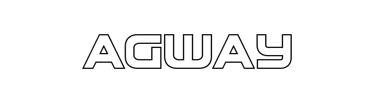 Omega Flight Outline  Free Fonts Download