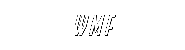 Falzon Outline Italic  Free Fonts Download