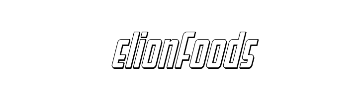 Falzon Outline Italic  Free Fonts Download