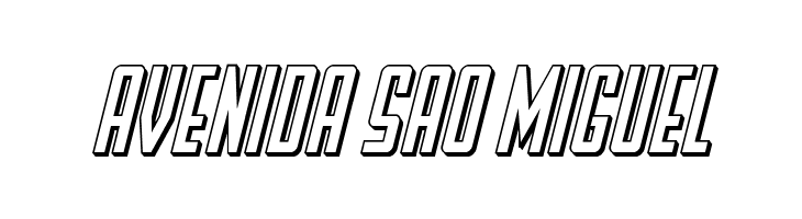 Falzon 3D Italic  Free Fonts Download