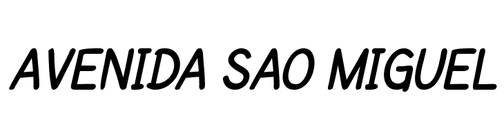 SF Cartoonist Hand Bold Italic  Free Fonts Download