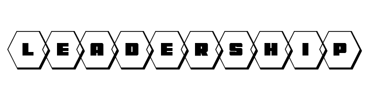 HeXkEy Solid 3D  Free Fonts Download