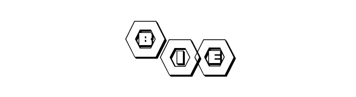 HeXkEy 3D  Free Fonts Download