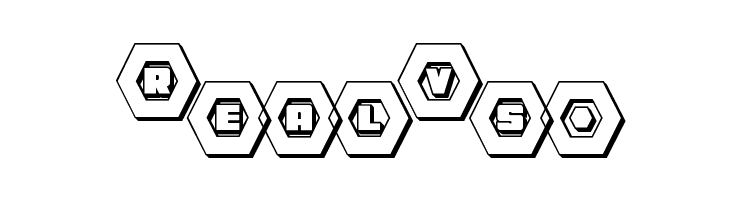 HeXkEy 3D  Free Fonts Download