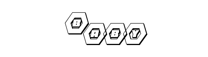 HeXkEy 3D Italic  Free Fonts Download