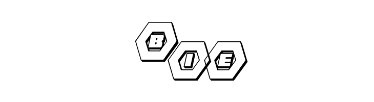 HeXkEy 3D Italic  Free Fonts Download