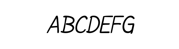 SF Cartoonist Hand SC Italic  Free Fonts Download