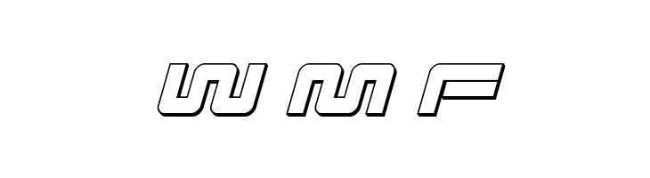 Ranger Force 3D Italic  Free Fonts Download