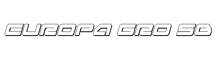 Ranger Force 3D Italic  Free Fonts Download