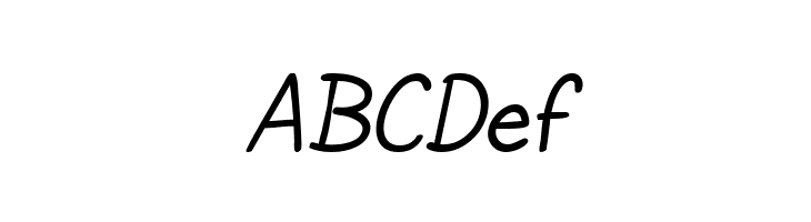 SF Cartoonist Hand Italic  Free Fonts Download