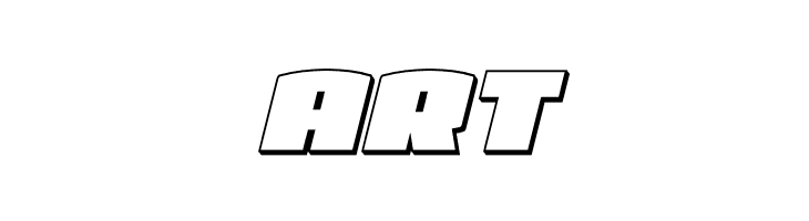 Team Galaxy 3D Italic  Free Fonts Download
