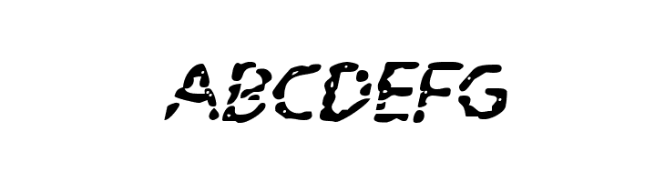 Blood Drenched Expanded Italic  Free Fonts Download