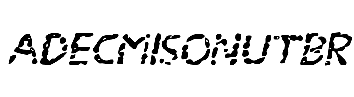 Blood Drenched Expanded Italic  Free Fonts Download