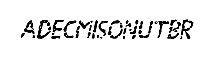 Blood Drenched Italic  Free Fonts Download