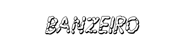 Blood Drenched 3D Italic  Free Fonts Download