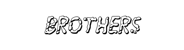 Blood Drenched 3D Italic  Free Fonts Download