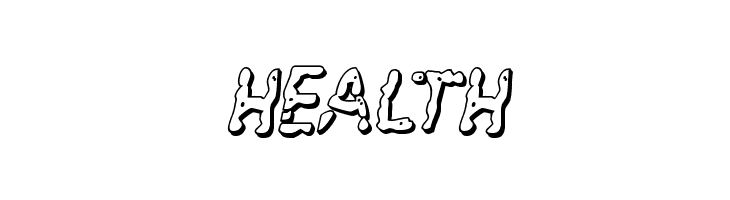 Blood Drenched 3D Italic  Free Fonts Download