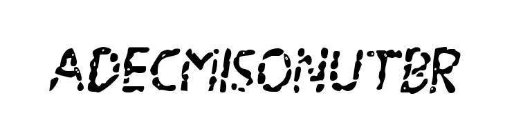 Blood Drenched Semi-Italic  Free Fonts Download