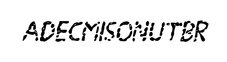 Blood Drenched Staggered Ital  Free Fonts Download