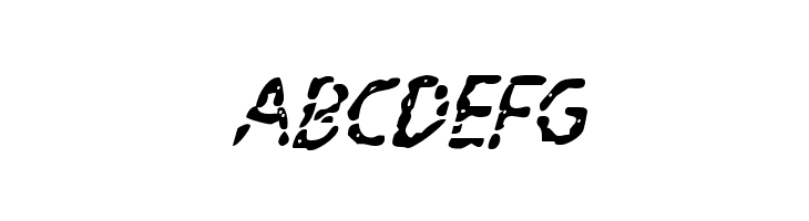 Blood Drenched Super-Italic  Free Fonts Download