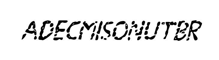 Blood Drenched Super-Italic  Free Fonts Download