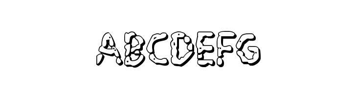 Blood Drenched 3D  Free Fonts Download