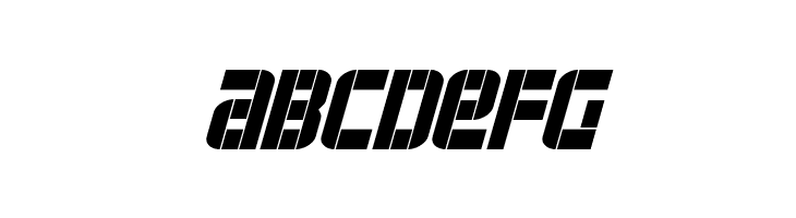 Force Commander Condensed Italic  Free Fonts Download