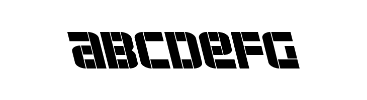 Force Commander Leftalic  Free Fonts Download