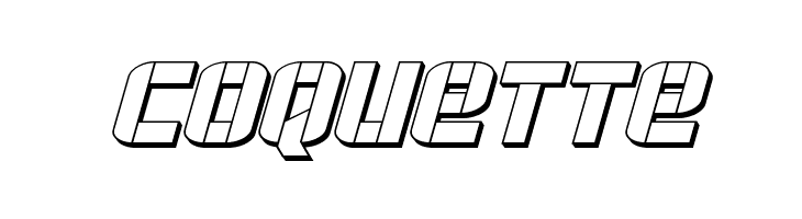 Force Commander 3D Italic  Free Fonts Download