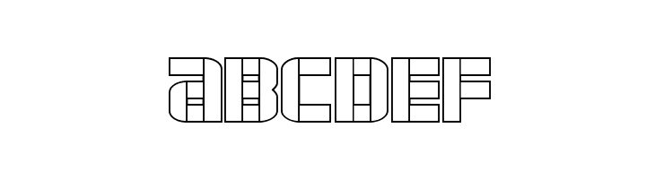 Force Commander Outline  Free Fonts Download