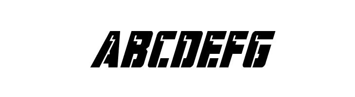 Hard Science Super-Italic  Free Fonts Download