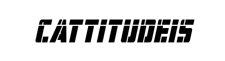 Hard Science Laser Italic  Free Fonts Download