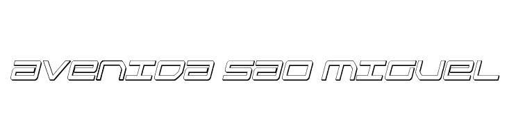 Sky Ridge 3D Condensed Italic  Free Fonts Download