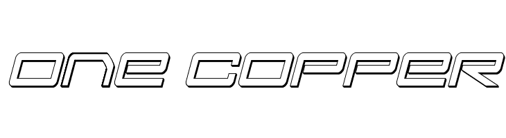 Sky Ridge 3D Condensed Italic  Free Fonts Download