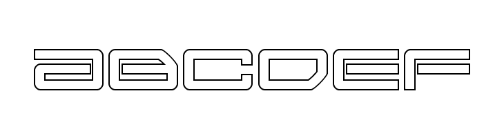 Sky Ridge Outline  Free Fonts Download