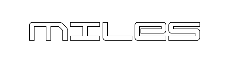 Sky Ridge Outline  Free Fonts Download