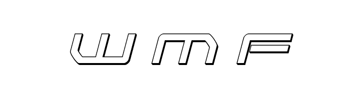 Sky Ridge 3D Italic  Free Fonts Download