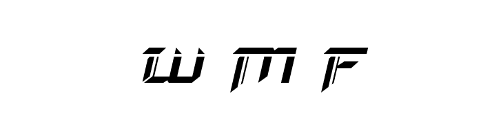 Final Front Laser Italic  Free Fonts Download